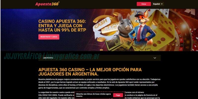 Apuesta 360 Casino: Accede y juega con RTP de hasta 99% 1 Apuesta 360 Casino, Accede y juega con RTP de hasta 99%
