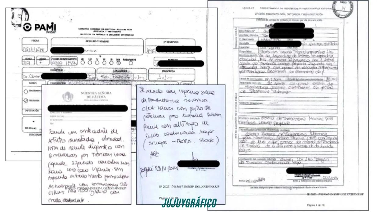PAMI expone historias clínicas de jubilados en Jujuy y el Gobierno inyecta $580.000 millones 01