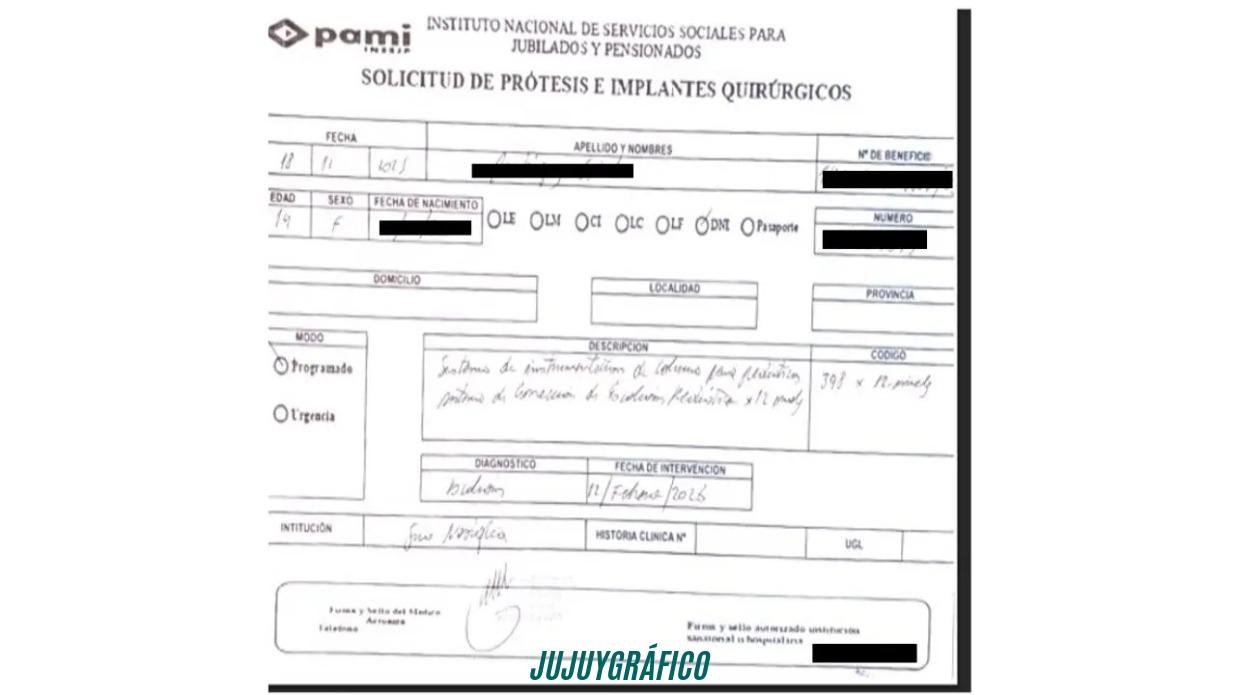 PAMI expone historias clínicas de jubilados en Jujuy y el Gobierno inyecta $580.000 millones 05