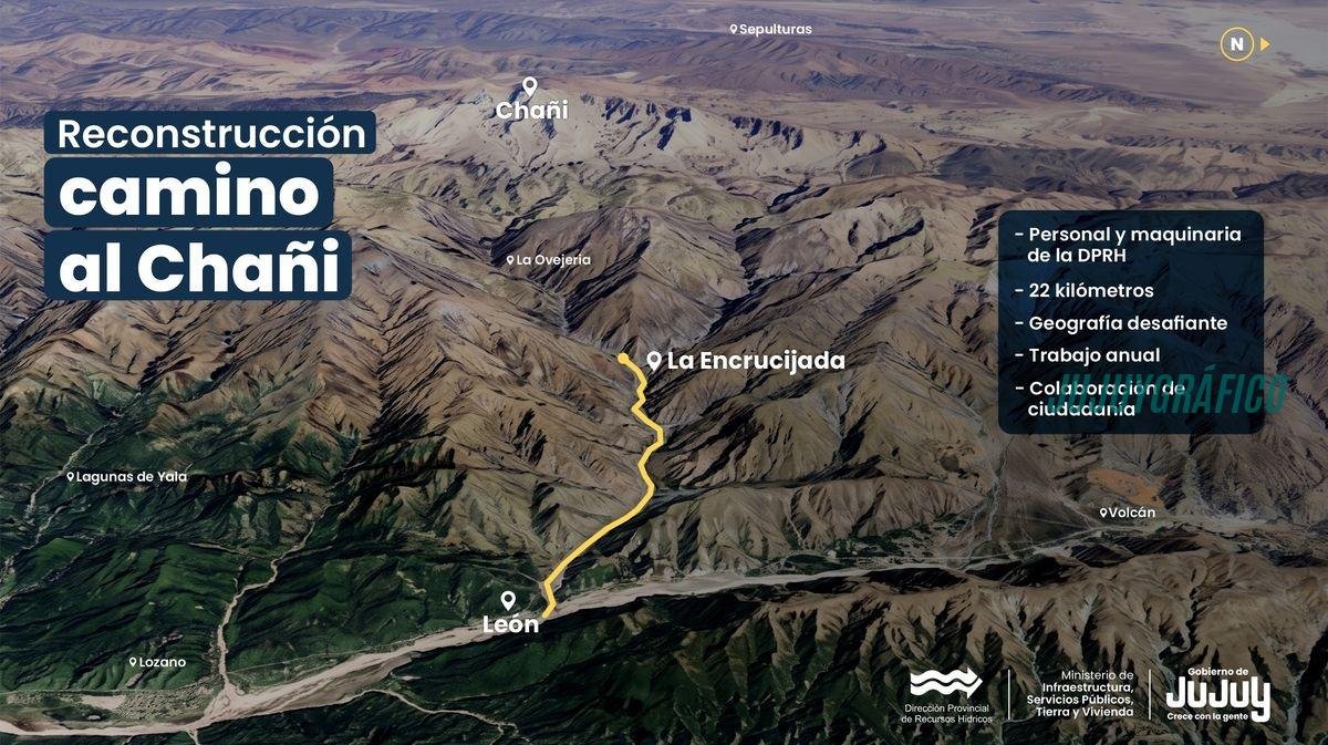 Camino al Chañi, obras clave avanzan sobre 22 kilómetros del trazado histórico 1 Camino al Chañi, obras clave avanzan sobre 22 kilómetros del trazado histórico 1
