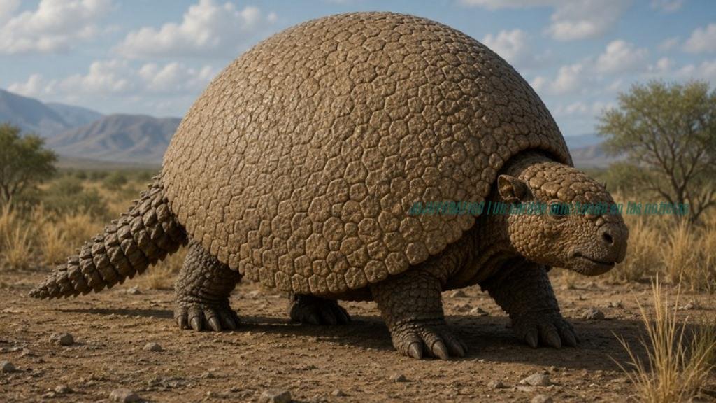 Gliptodonte del Xibi Xibi, presentan las esculturas de un gigante de 6,3 millones de años 05