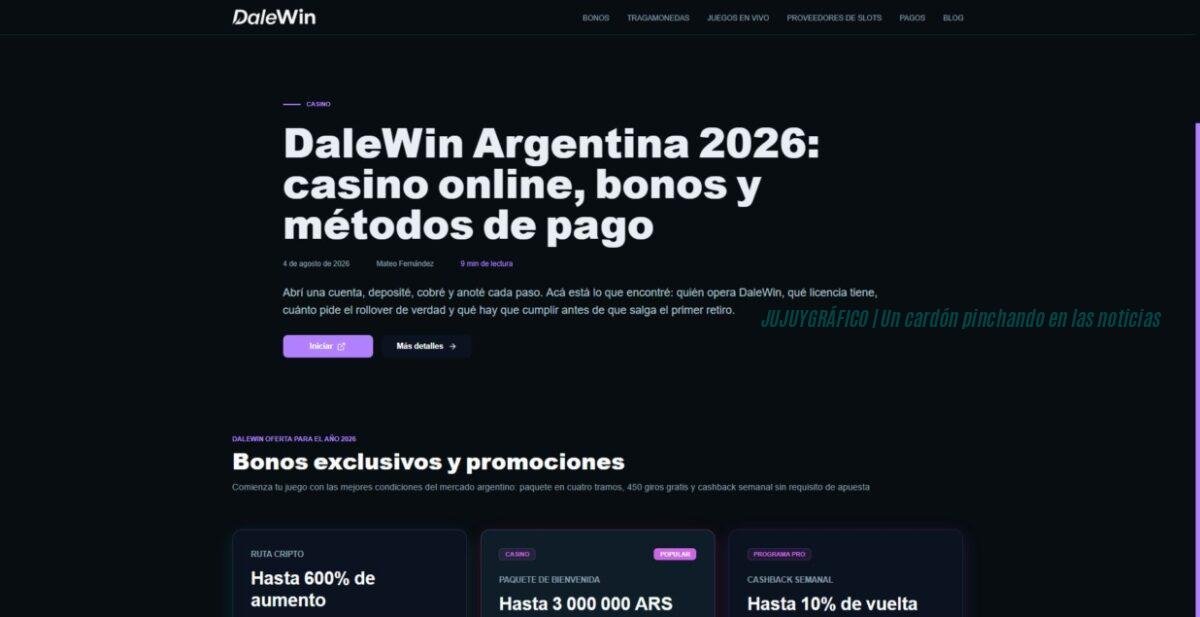 Dalewin Argentina, claves para entender los casinos online