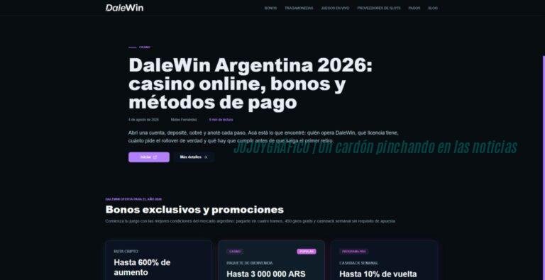 Dalewin Argentina, claves para entender los casinos online