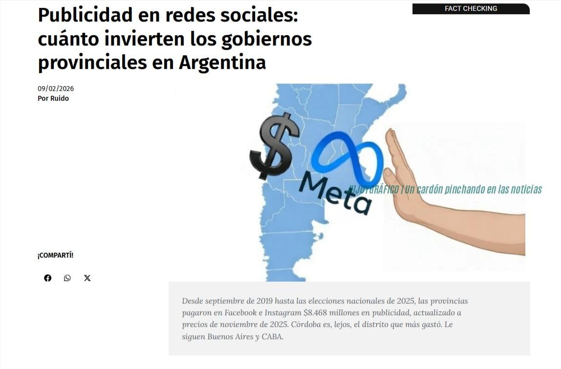 Pauta oficial en Jujuy $622 millones y el 30,8% del empleo periodístico es estatal 4312
