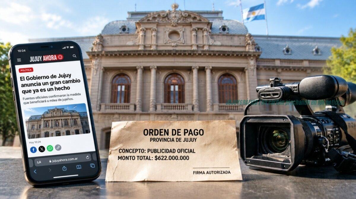 Pauta oficial en Jujuy: $622 millones y el 30,8% del empleo periodístico es estatal 1 Pauta oficial en Jujuy $622 millones y el 30,8% del empleo periodístico es estatal 8